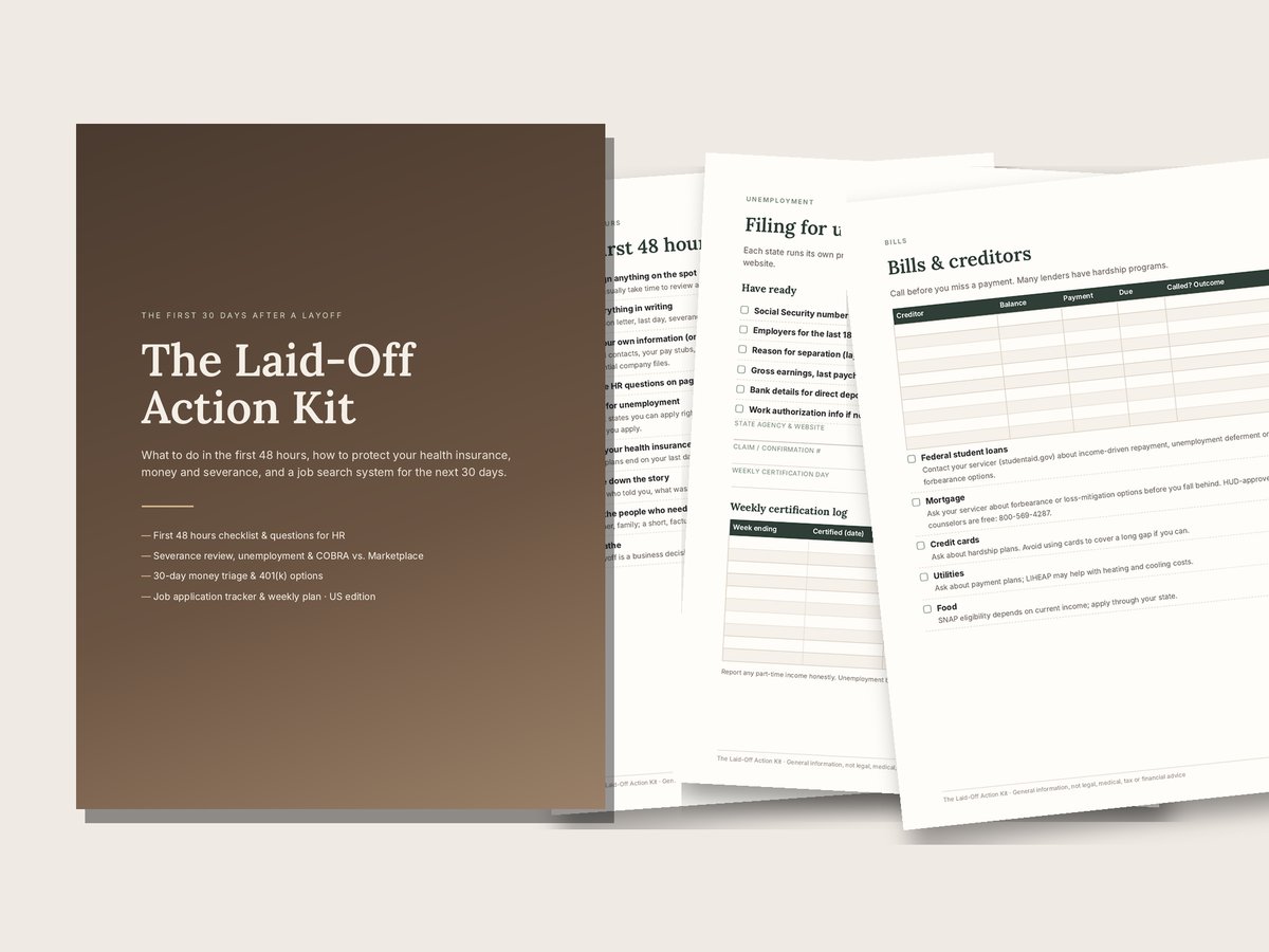 Laid-Off Action Kit preview