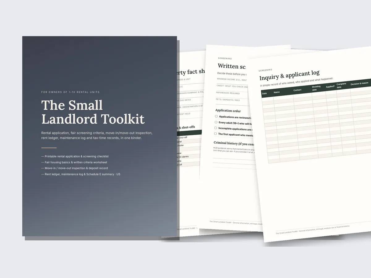 Small Landlord Toolkit preview